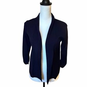 89th & Madison Blue 3/4 sleeve Cardigan Size Small
